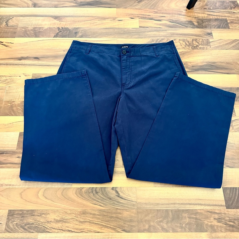 J.Crew Chino Pants Navy Blue Straight Leg Cotton Size 30 Women’s NWT